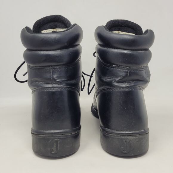 Justin Boots Womens 8B Black Leather Western Lace Up Tassel Rodeo Bootie JBL400 - Picture 7 of 12